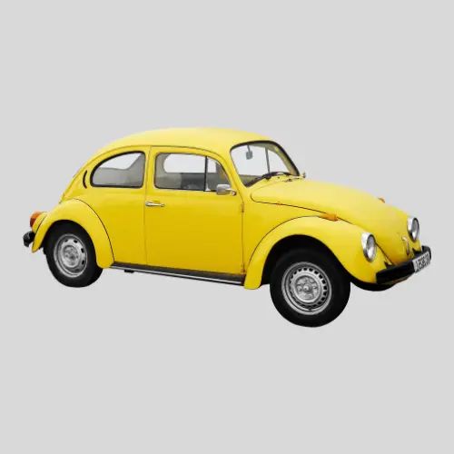 Volkswagen beetle jaune